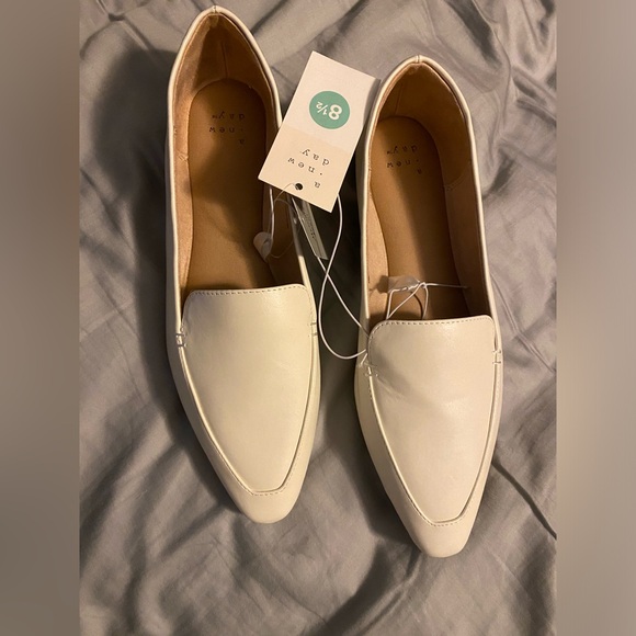 NWT A New Day Women’s Hayes Loafers - White - with memory foam - Picture 4 of 5
